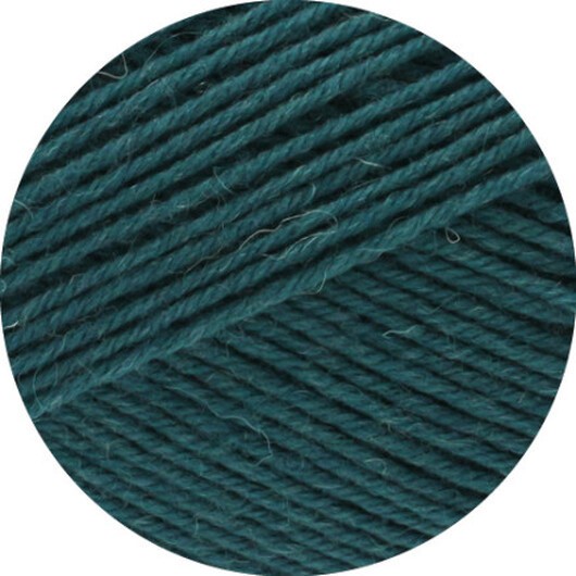 Lana Grossa Meilenweit 100 Merino Extrafine Uni Garn 2410 Blågrön