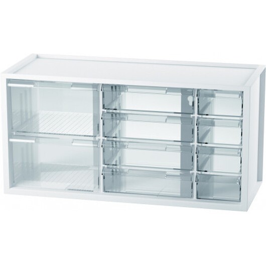 Infinity Hearts Lådsystem / Förvaringshylla / Lådhylla / Lådor 5244 Plast 10 lådor 37,8x15,4x18,9cm