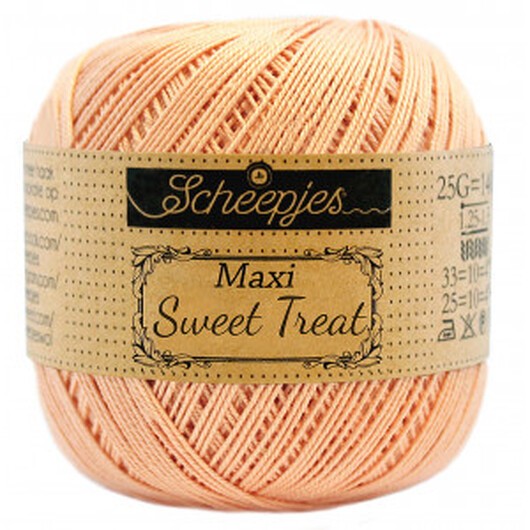 Scheepjes Maxi Sweet Treat Garn Unicolor 414 Salmon