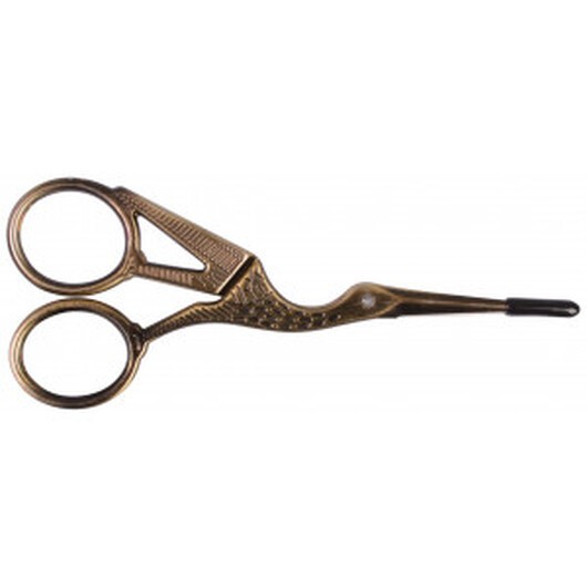 Infinity Hearts Broderisax Stork Antik brons 11,5cm - 1 st