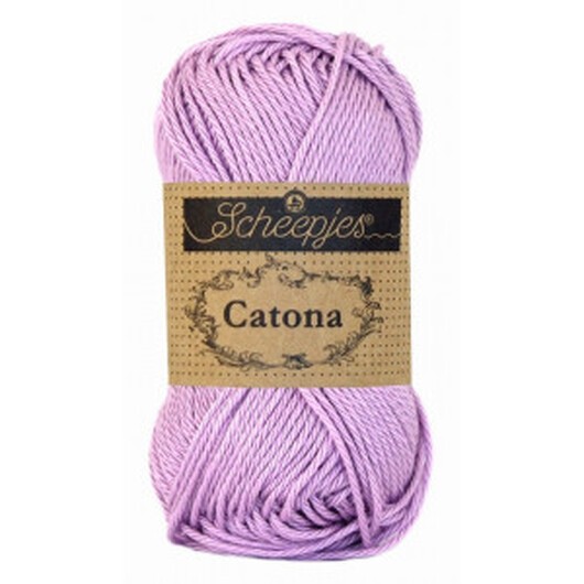 Scheepjes Catona Garn Unicolor 226 Light Orchid