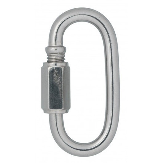 Infinity Hearts Karbinhake med Skruvlås Rostfritt Stål Silver 50x23,8mm - 3 st