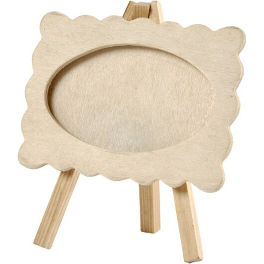 Ram på staffli, storlek 13,2x11,5 cm, tjocklek 18 mm, 1 st.