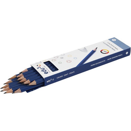 edu Tecknarblyerts, H, 12 st./ 1 förp.