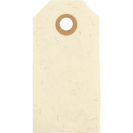 Manillamärken, stl. 4x8 cm, 250 g, cream, 20 st./ 1 förp.