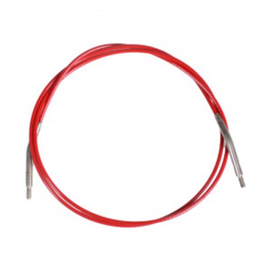Infinity Hearts Wire/Kabel till Ändstickor Aluminium Röd 56cm (Blir 80