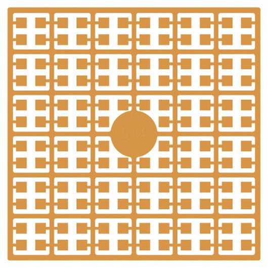 Pixelhobby Midi Pärlor 514 Extra ljus Gyllenbrun 2x2mm - 140 pixels