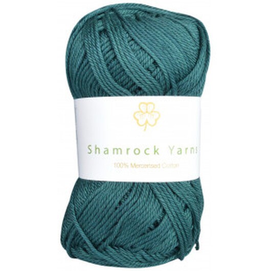 Shamrock Yarns Mercerised Cotton 241 Petrol Grön