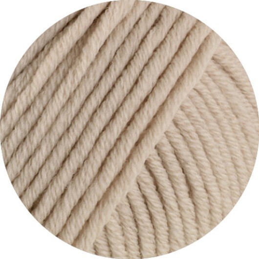 Lana Grossa Cool Wool Superbig Melange Garn 214 Beige Melange