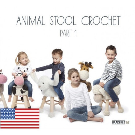 Animal Stool Crochet Part 1 - Engelska - Bok av Anja Toonen