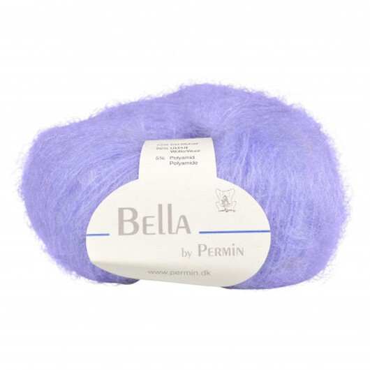 Permin Bella Mohair Garn 54 Ljus Lila