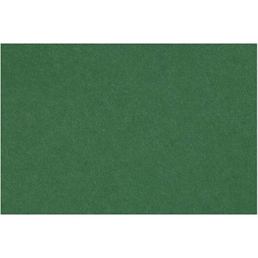 Hobbyfilt, ark 42x60 cm, tjocklek 3 mm, mörkgrön, 1 ark