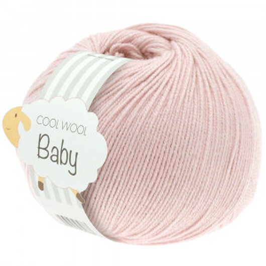 Lana Grossa Cool Wool Baby Garn 267 Ljusrosa