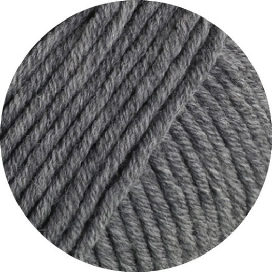 Lana Grossa Cool Wool Superbig Melange Garn 217 Mellangrå Melange