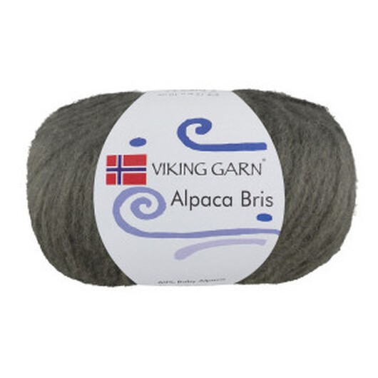 Viking Garn Alpaca Bris 339 Dov Olivgrön