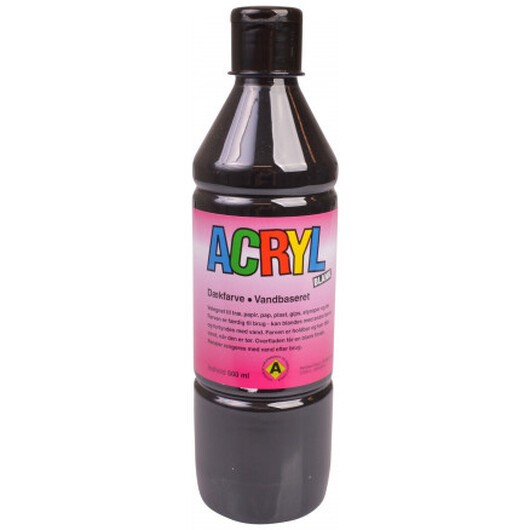 Fantasy Color Hobbyfärg/Akrylfärg Primär Svart 500ml