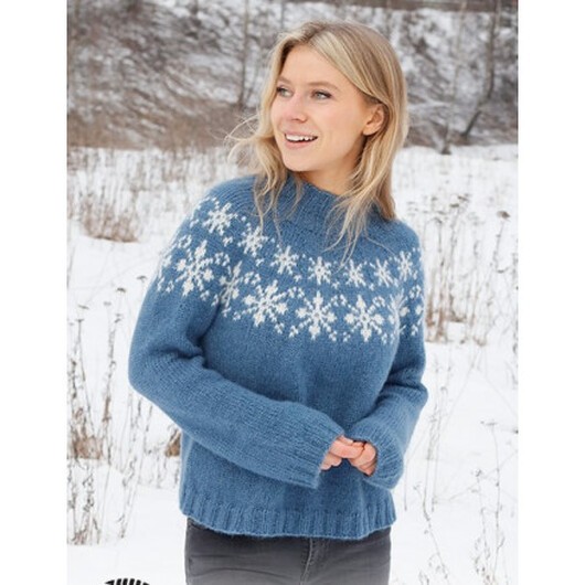 Merry StarsÂ by DROPS Design - Tröja Stickmönster strl. XS-XXL