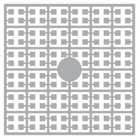 Pixelhobby Midi Pärlor 277 Ljus Pärlgrå 2x2mm - 140 pixels