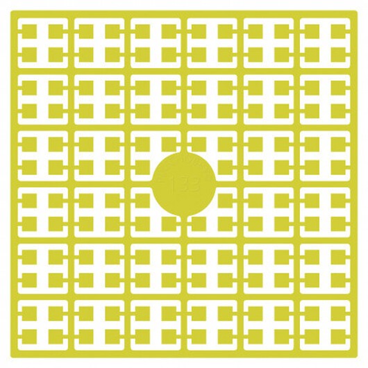 Pixelhobby Midi Pärlor 133 Citrongul 2x2mm - 140 pixels