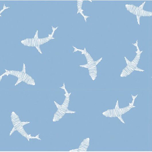 Bomullsjersey Print Tyg 150 cm 003 Hajar - 50 cm