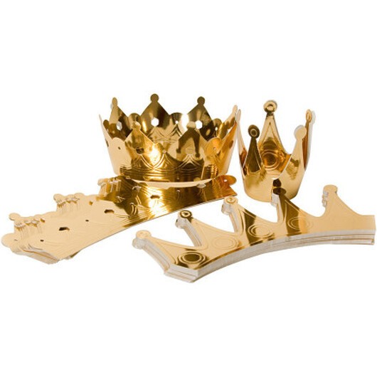 Maskeradkronor  -  gör dina egen, 75 st./ 1 förp.