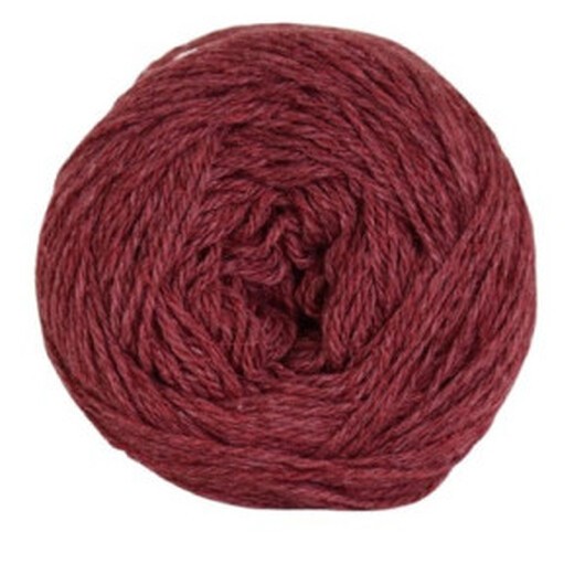 Hjertegarn Organic Trio Garn 5016 Vinröd