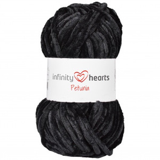 Infinity Hearts Petunia Garn 22 Svart