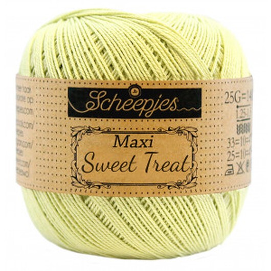 Scheepjes Maxi Sweet Treat Garn Unicolor 392 Lime Juice