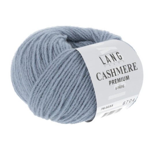 Lang Yarns Kashmir Premium Garn 233 Ljus Jeans