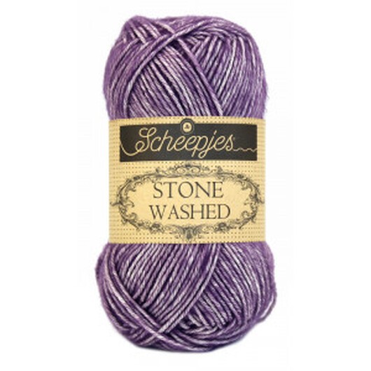 Scheepjes Stone Washed Garn Mix 811 Deep Amethyst