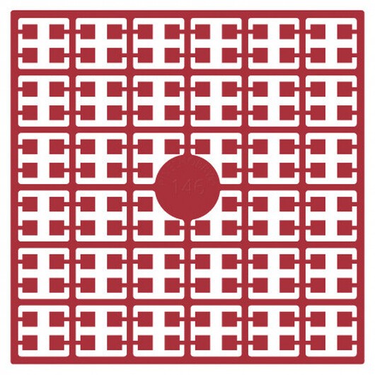 Pixelhobby Midi Pärlor 146 Mörk Ros 2x2mm - 140 pixels