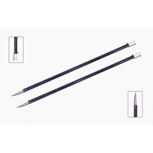 KnitPro Royalé Stickor / Jumperstickor Björk 40cm 6,50mm / 15.7in US10Â½ Purple Passion