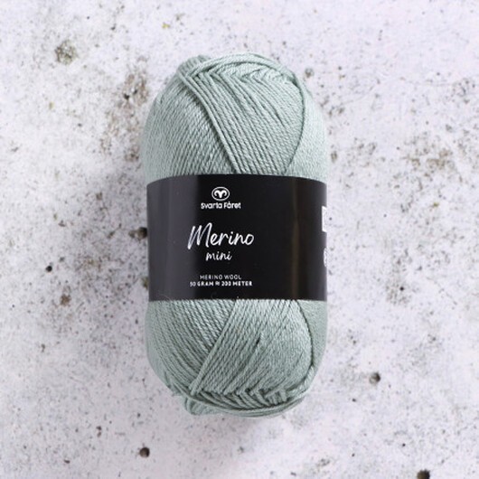 Svarta Fåret Merino Mini Garn 103 Lagerblad
