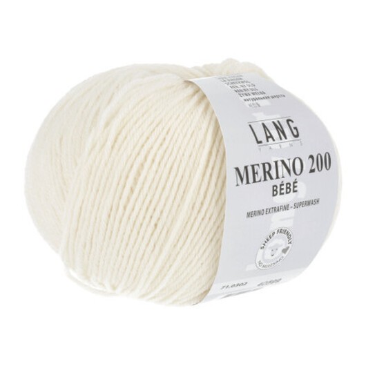 Lang Yarns Merino 200 Bebe Garn 302 Mörk Beige