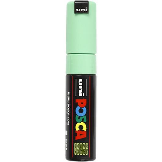 Posca Marker , nr. PC-8K, spets 8 mm, Broad, ljusgrön, 1 st.
