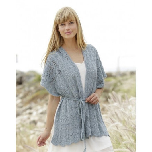 Moonlight Passage by DROPS Design - Halsduk Stick-mönster str. S/M - XXL/XXXL