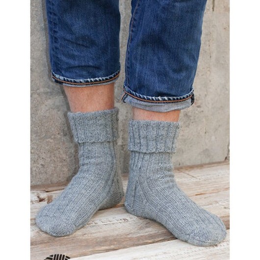 Shadow Spin by DROPS Design - Sockar Stickmönster str. 38/40 - 44/46