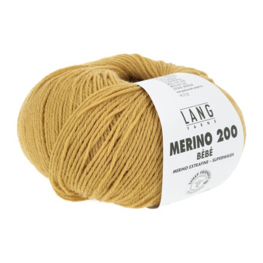 Lang Yarns Merino 200 Bebe Garn 350 Guld