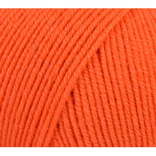 Infinity Hearts Baby Merino Garn Unicolor 19 Mörk Orange