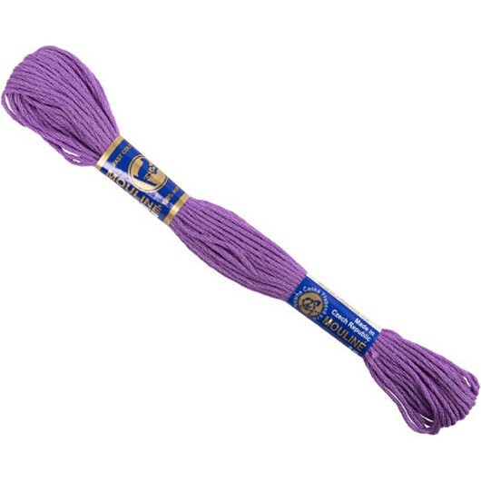 Broderigarn, lila, 12x8 m/ 1 förp.