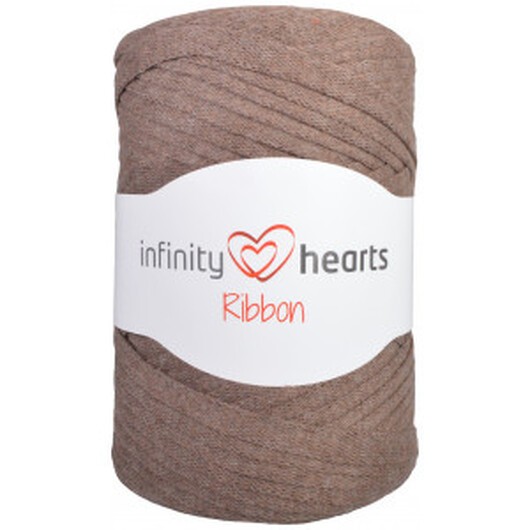 Â Infinity Hearts Ribbon Trikågarn 09 Brun