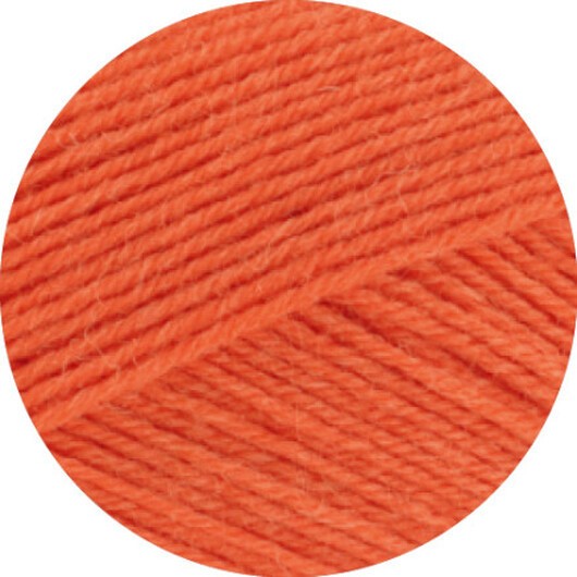 Lana Grossa Meilenweit 100 Garn 1396 Pumpa Röd
