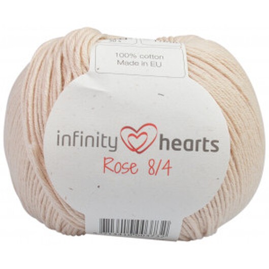 Infinity Hearts Rose 8/4 Garn Unicolor 212 Sand