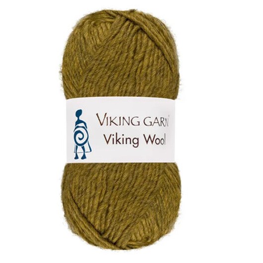 Viking Garn Wool Gul Grön 544