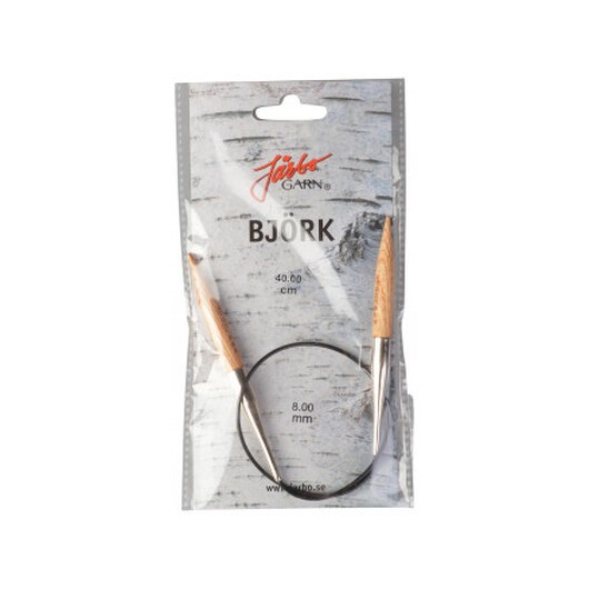 Järbo Björk Rundstickor Björk 40cm 8,00mm / 15.7in US11