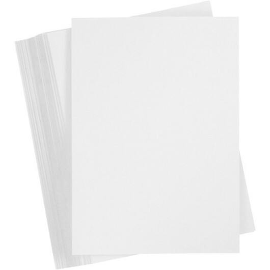 Kartongpapper, A6, ark 105x148 mm, 180 g, vit, 100 ark/ 1 förp.