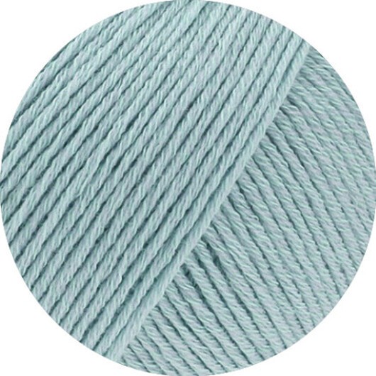 Lana Grossa Bomull Ull 32 Ljus Turkos