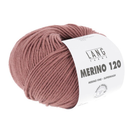 Lang Yarns Garn Merino 120 287 Rosewood