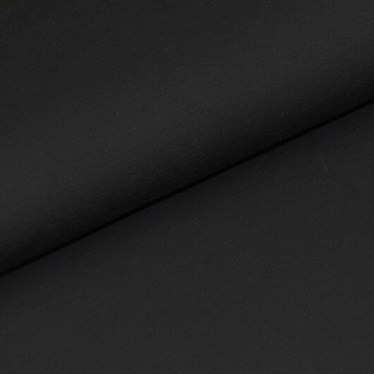 Bomullsjersey enfärgat tyg 155cm 022 Svart - 50cm