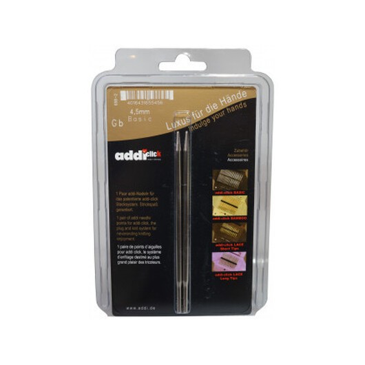 Addi Click Turbo Ändstickor Mässing 13cm 4,50mm US7